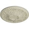 Ekena Millwork Tristan Ceiling Medallion (Fits Canopies up to 5 1/2"), Hand-Painted Clear Yellow, 26"OD x 3"P CM26TNCYF - alternate 2